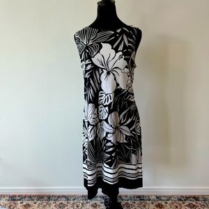 Tommy Bahama black and white dress-excellent pre-loved condition!